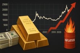 Vàng thế giới chưa đạt đỉnh: Lạm phát có thể là “ngòi nổ” cho đợt tăng giá tiếp theo