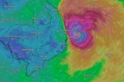 Bão số 13 Kalmaegi giật trên cấp 17, còn cách Quy Nhơn 190 km