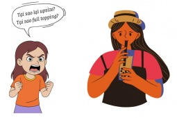 Bức xúc vì vừa mời trà sữa, thực tập sinh liền gọi “size lớn, full topping”