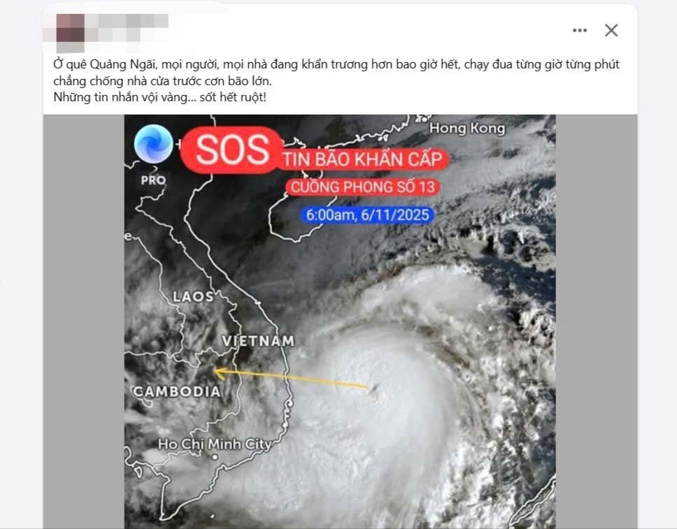 Chia sẻ từ một Facebooker là người Quảng Ngãi.