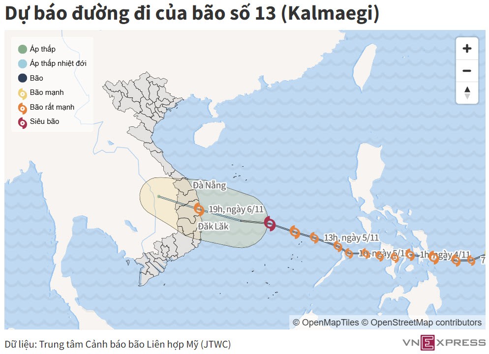 Bão Kalmaegi quần thảo trong đất liền, nhiều người cầu cứu - 1