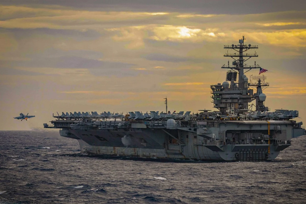 Tàu sân bay hạt nhân USS Nimitz của hải quân Mỹ. Ảnh: SCMP.