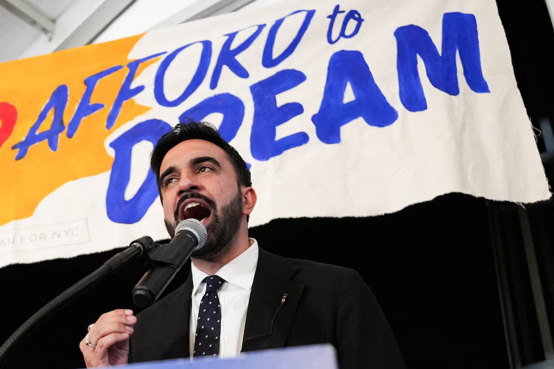 Ông Zohran Mamdani, thị trưởng Hồi giáo đầu tiên của New York (ảnh: Reuters)