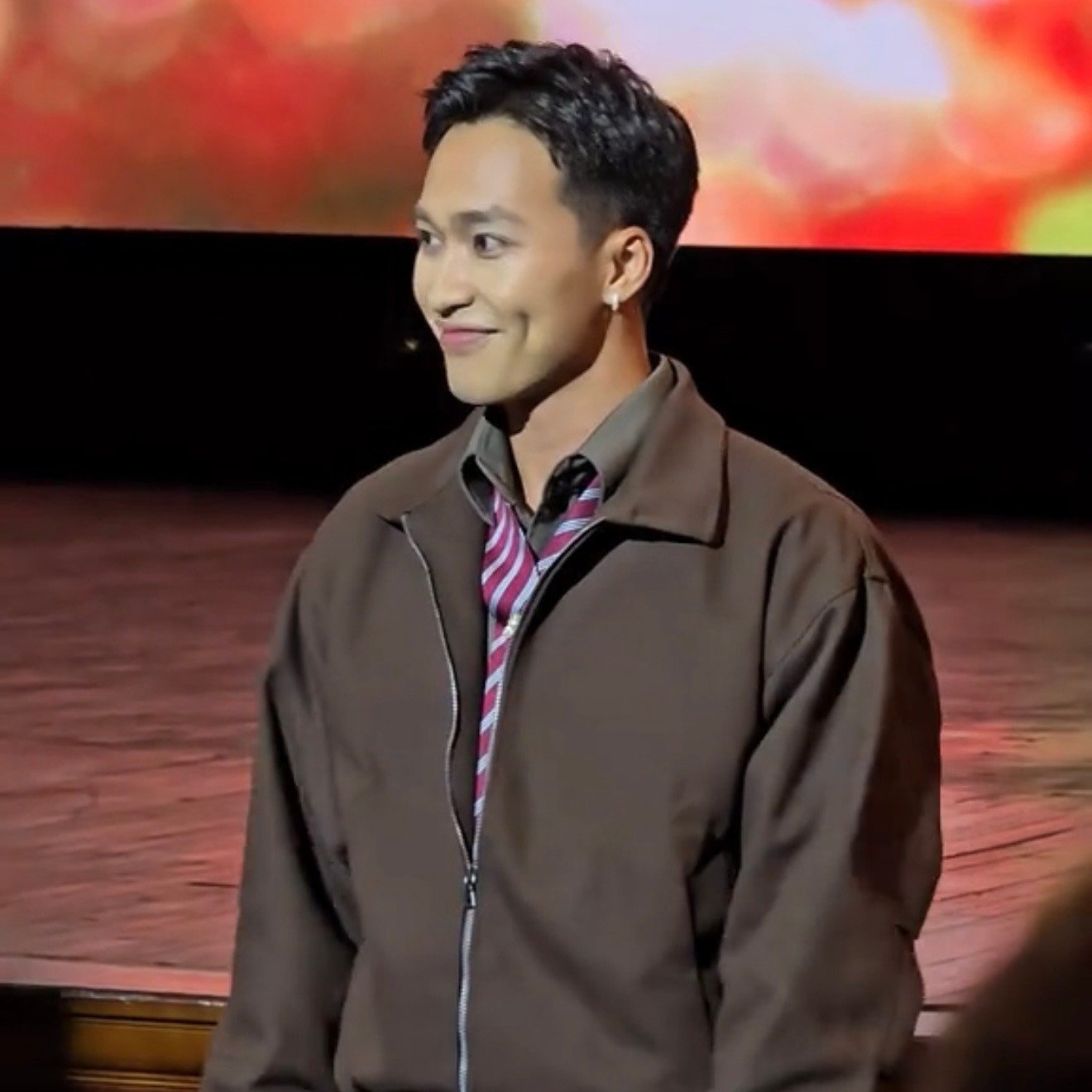 Lâm Thanh Nhã tại fan-meeting ở Hà Nội.