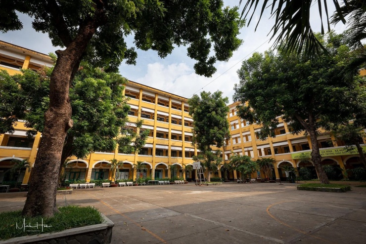 Trường THPT Trưng Vương ngày nay. Ảnh: Minh Hòa.