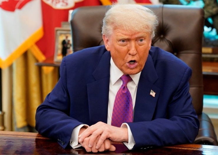 Tổng thống Mỹ Donald Trump thừa nhận vai trò trong cuộc tấn công của Israel nhằm vào Iran hồi tháng 6. Ảnh minh hoạ Reuters. 