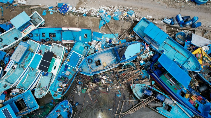 Hàng trăm tàu bị bão Kalmaegi phá hủy, đánh chìm - 2