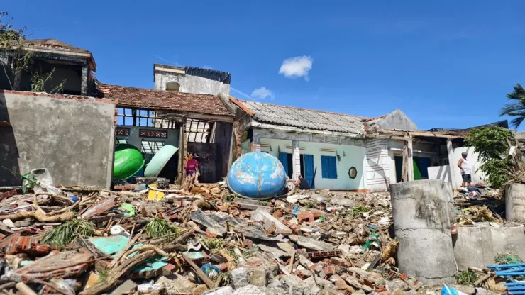 Căn nhà của ông Cư.