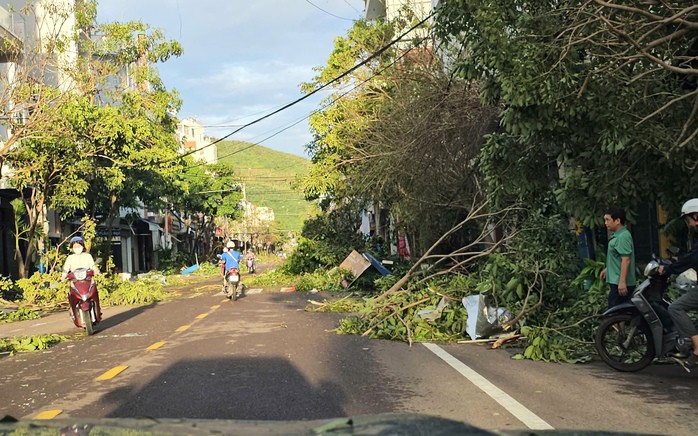 Tuyến đường Chương Dương tại phường Quy Nhơn như bãi chiến trường