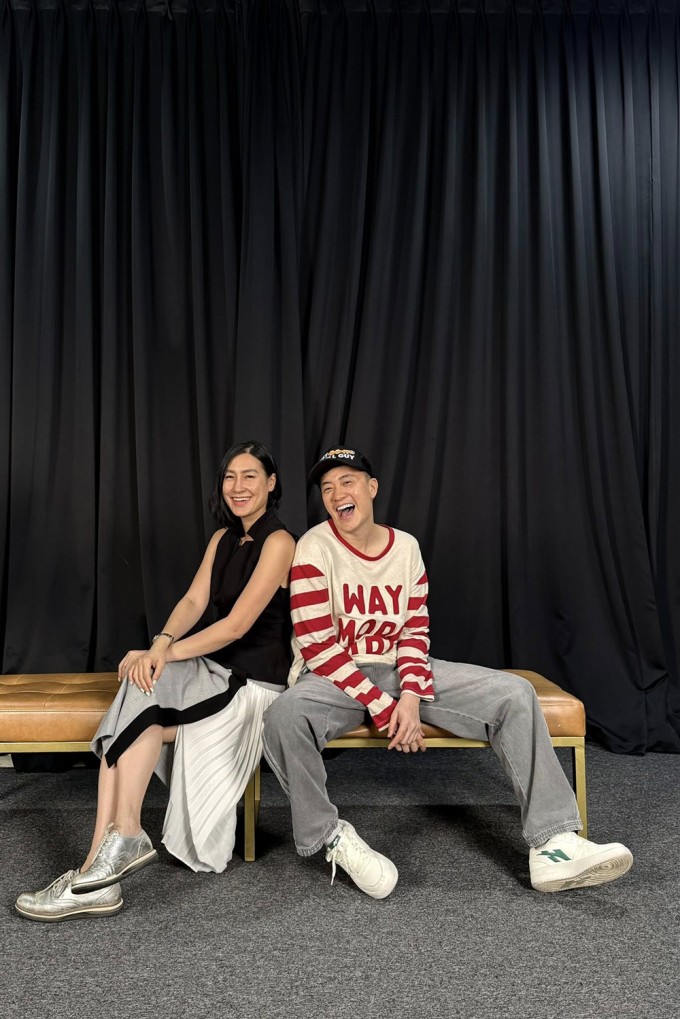 Lương Mạnh Hải, Kathy Uyên vui đùa khi cùng làm giáo viên dạy diễn xuất.