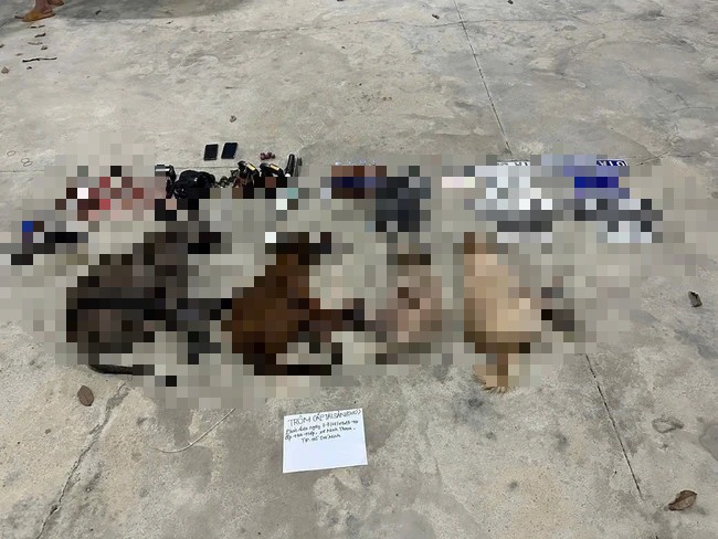 Tang vật thu được