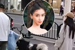 Angelababy và bạn trai tin đồn đưa con đi chơi