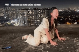 Giải trí - Diễn viên Phương Oanh khóc sưng mắt ở hậu trường tập phim gây bão trên VTV