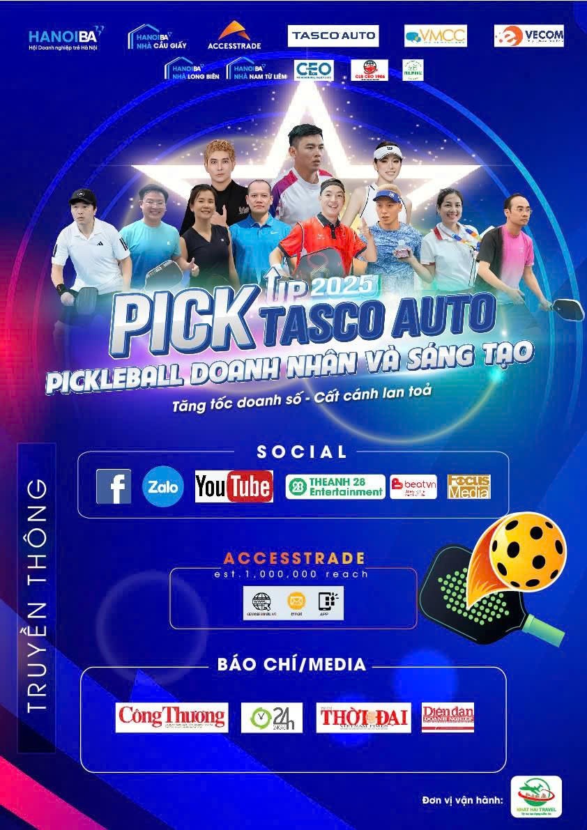 Pickleball Doanh nhân và Sáng tạo - “Tăng tốc doanh số – Cất cánh lan tỏa” - 1