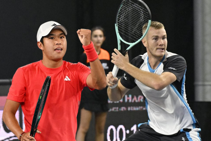 Tien (bên trái) có nhiều cơ hội đánh bại Sachko (bên phải)