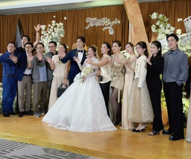 Nhiều nghệ sĩ Việt tham dự lễ cưới Đình Tú - Ngọc Huyền.
