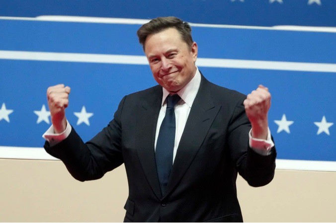 Ông Elon Musk tại Washington ngày 20/1. Ảnh:&nbsp;AP