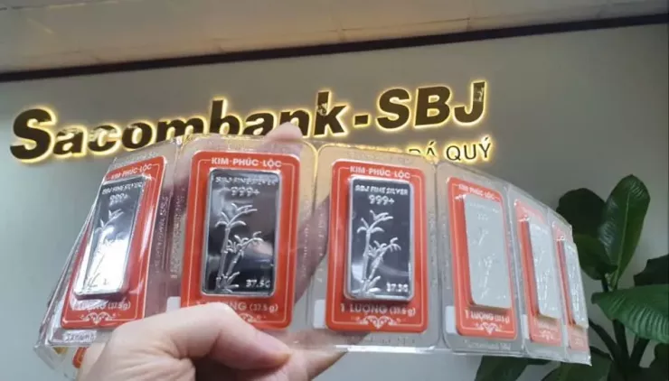 Giá bạc thế giới phục hồi kéo giá bạc trong nước tăng trở lại, nhưng biên độ tăng không quá mạnh. Ảnh: T.L