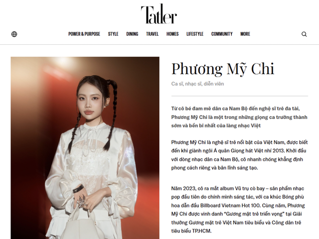 Nữ ca sĩ gen Z duy nhất trong danh sách Tatler Most Influential 2025 là ai? - 1