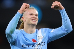 Haaland cảnh báo các đối thủ Ngoại hạng Anh, khen HLV Pep Guardiola là thiên tài