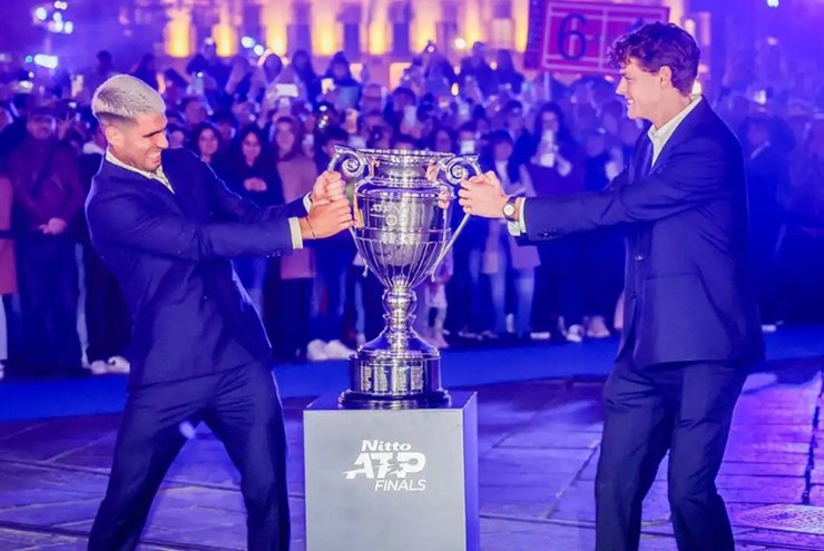 Alcaraz và&nbsp;Sinner&nbsp;chỉ có thể đối đầu sớm nhất là bán kết tại&nbsp;ATP Finals