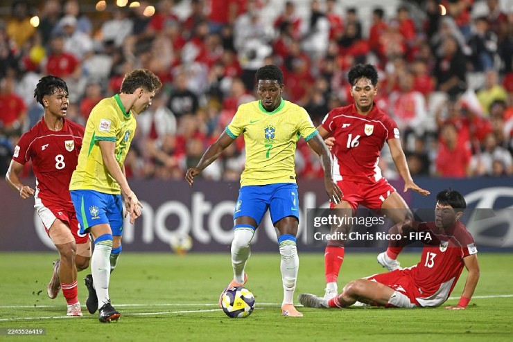 U17 Indonesia dễ dàng gục ngã trước U17 Brazil