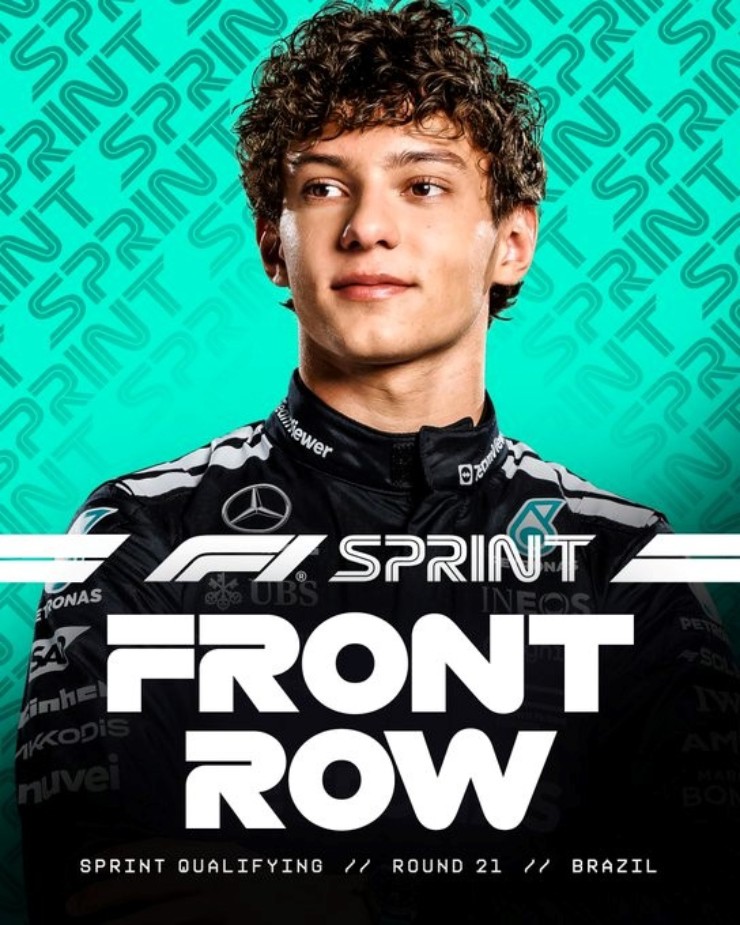 Antonelli xuất phát thứ 2 tại Sprint