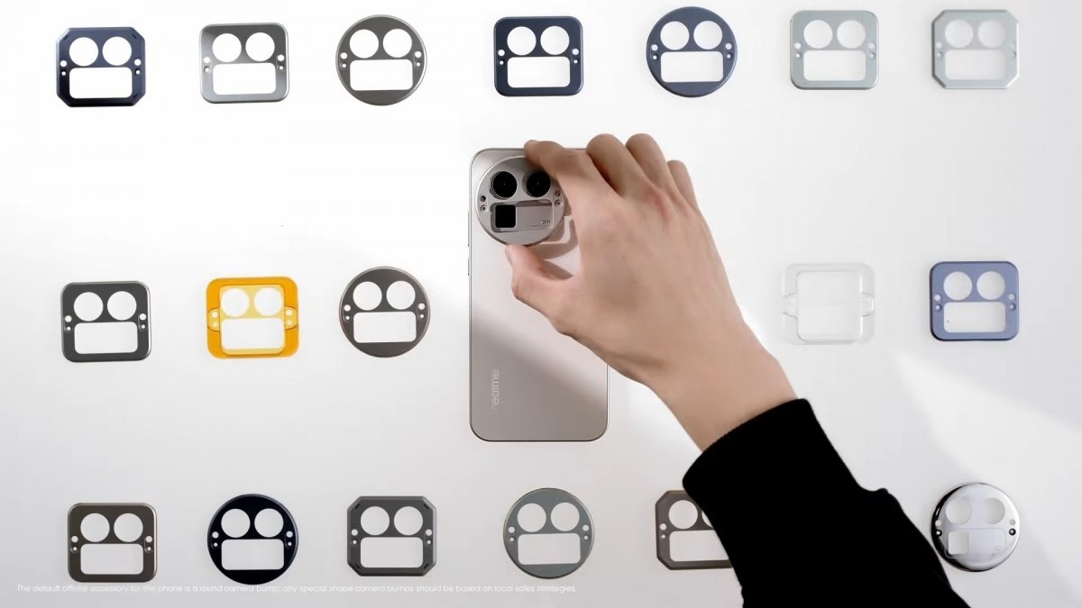 Các thiết kế ốp camera của Realme GT 8 Pro