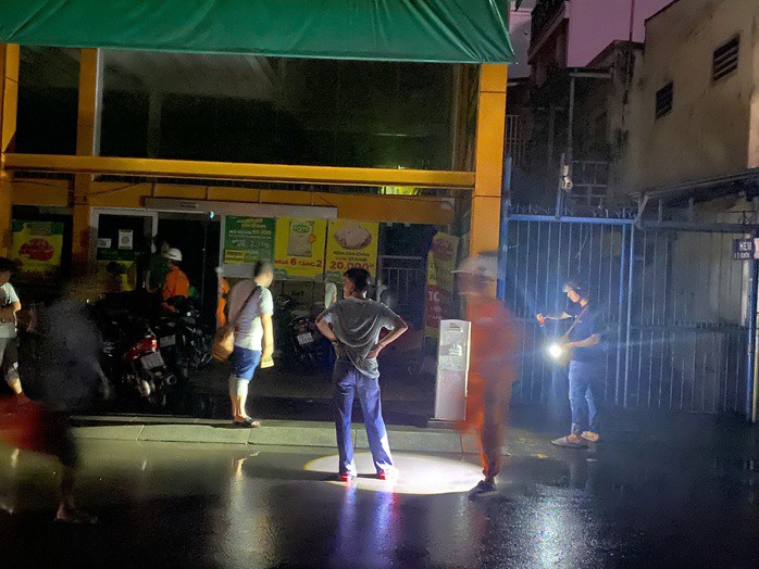 Hiện trường vụ việc.