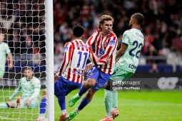Video bóng đá Atletico Madrid - Levante: Cựu binh Griezmann tỏa sáng (La Liga)