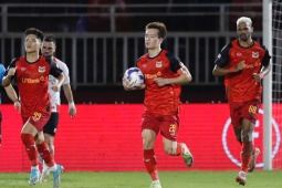 Trực tiếp bóng đá Công an TP HCM - Ninh Bình: Quang Hùng phản lưới, vỡ òa phút 89 (Hết giờ)