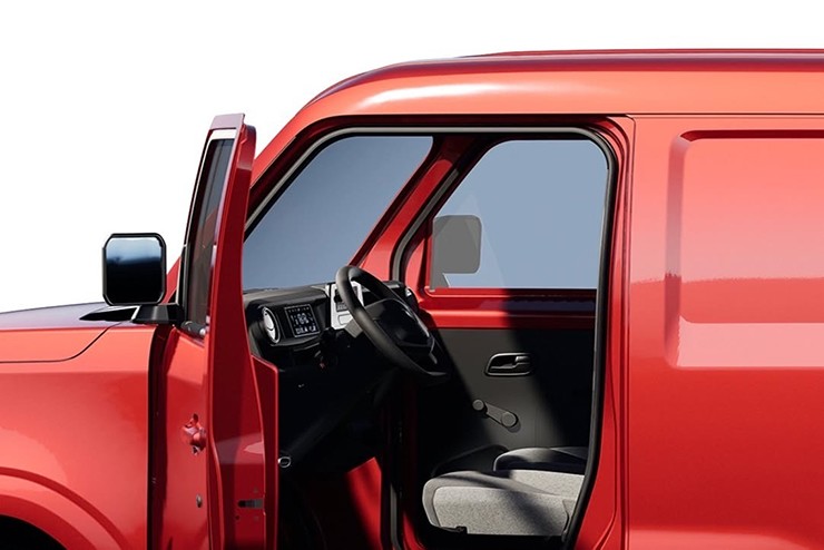 Cửa xe thực tế đã không còn tay quay nâng hạ kính