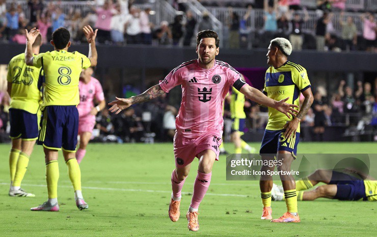Video bóng đá Inter Miami - Nashville: Messi chói sáng, 4 bàn tưng bừng (MLS) - 1