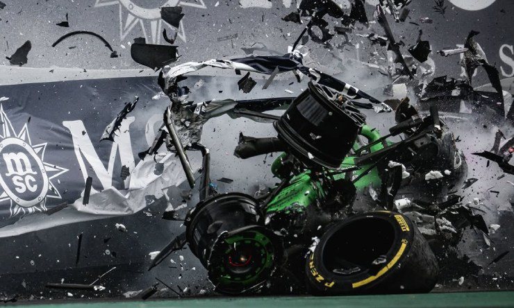 Chiếc xe chịu tác động 57G trong vụ tai nạn tốc độ cao