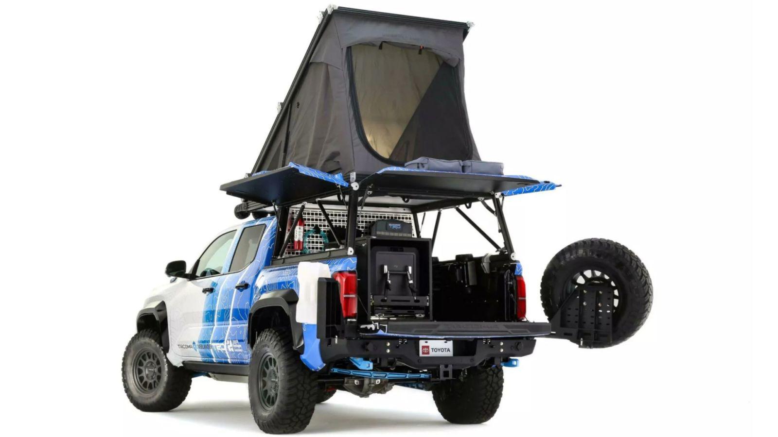 Toyota Tacoma H2 Overlander không hề mất đi lợi thế off-road trứ danh.