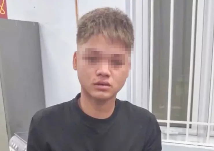 Lương Công Tuấn Vũ lúc bị bắt giữ. Ảnh: XH