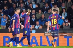 Video bóng đá Celta Vigo - Barcelona: Lewandowski ghi hat-trick, rượt đuổi mãn nhãn (La Liga)