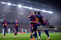 "Tam tấu" Yamal - Lewandowski - Rashford thăng hoa, Barcelona thắng lớn vẫn chênh vênh