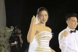 Chồng Đỗ Thị Hà mất hai ngày để tập nhảy trong đám cưới