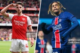 Real Madrid bạo chi 215 triệu bảng, quyết cuỗm Rice của Arsenal & săn Barcola