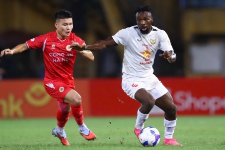 Video bóng đá Công an Hà Nội - Hà Tĩnh: Sức mạnh áp đảo, siêu phẩm Quang Hải (V-League)