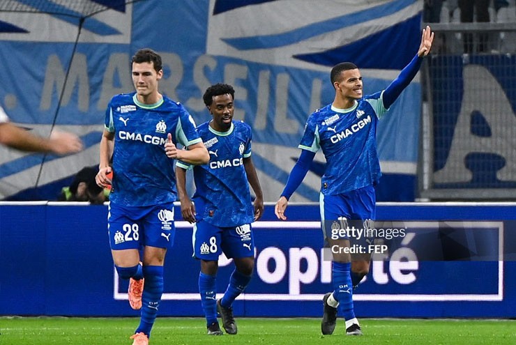 Greenwood ghi 1 bàn trong chiến thắng 3-0 của Marseille trước Brest ở vòng 12 Ligue 1 gần đây