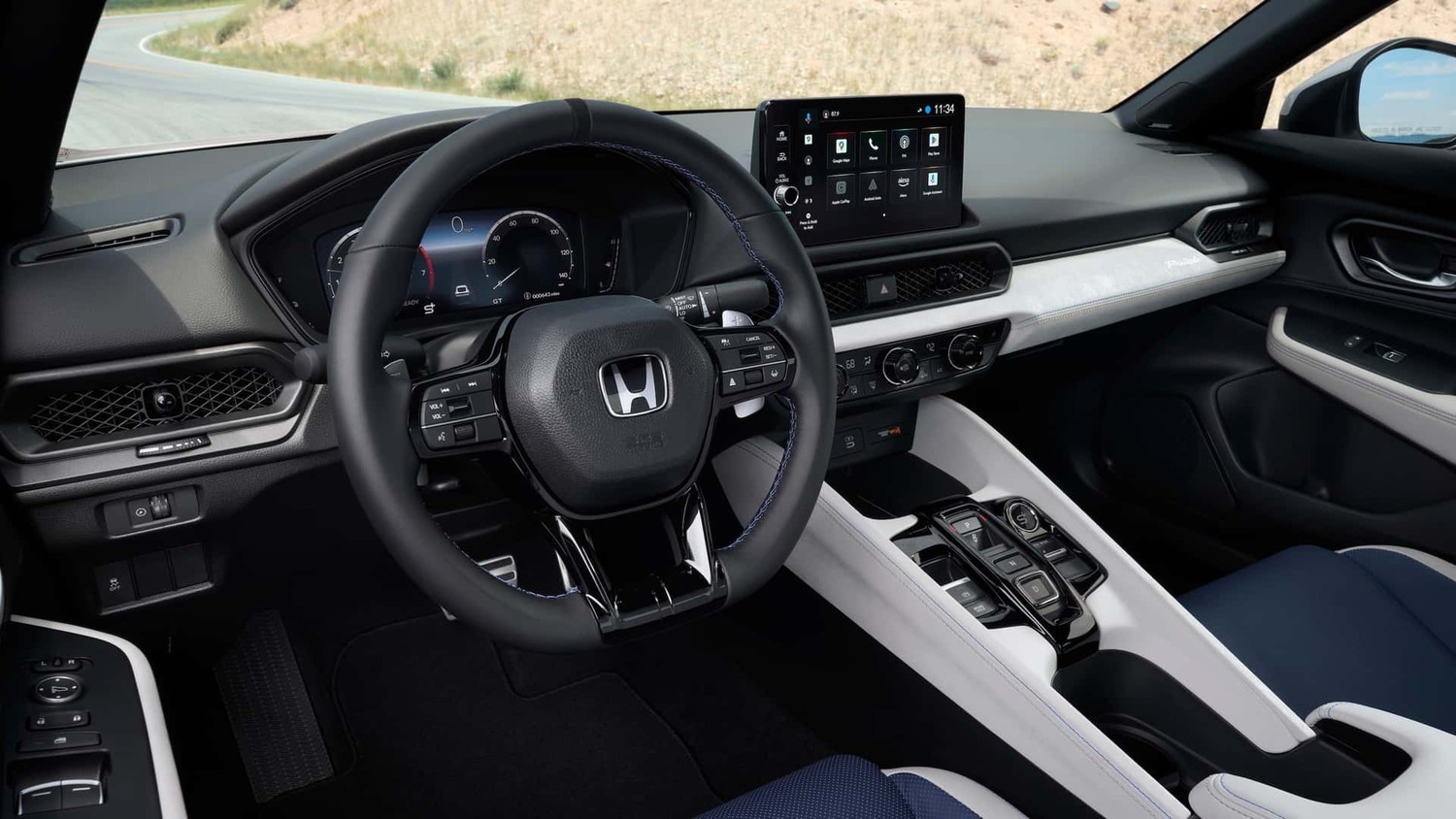 Honda Prelude Concept có nội thất khá giống Civic Type R.