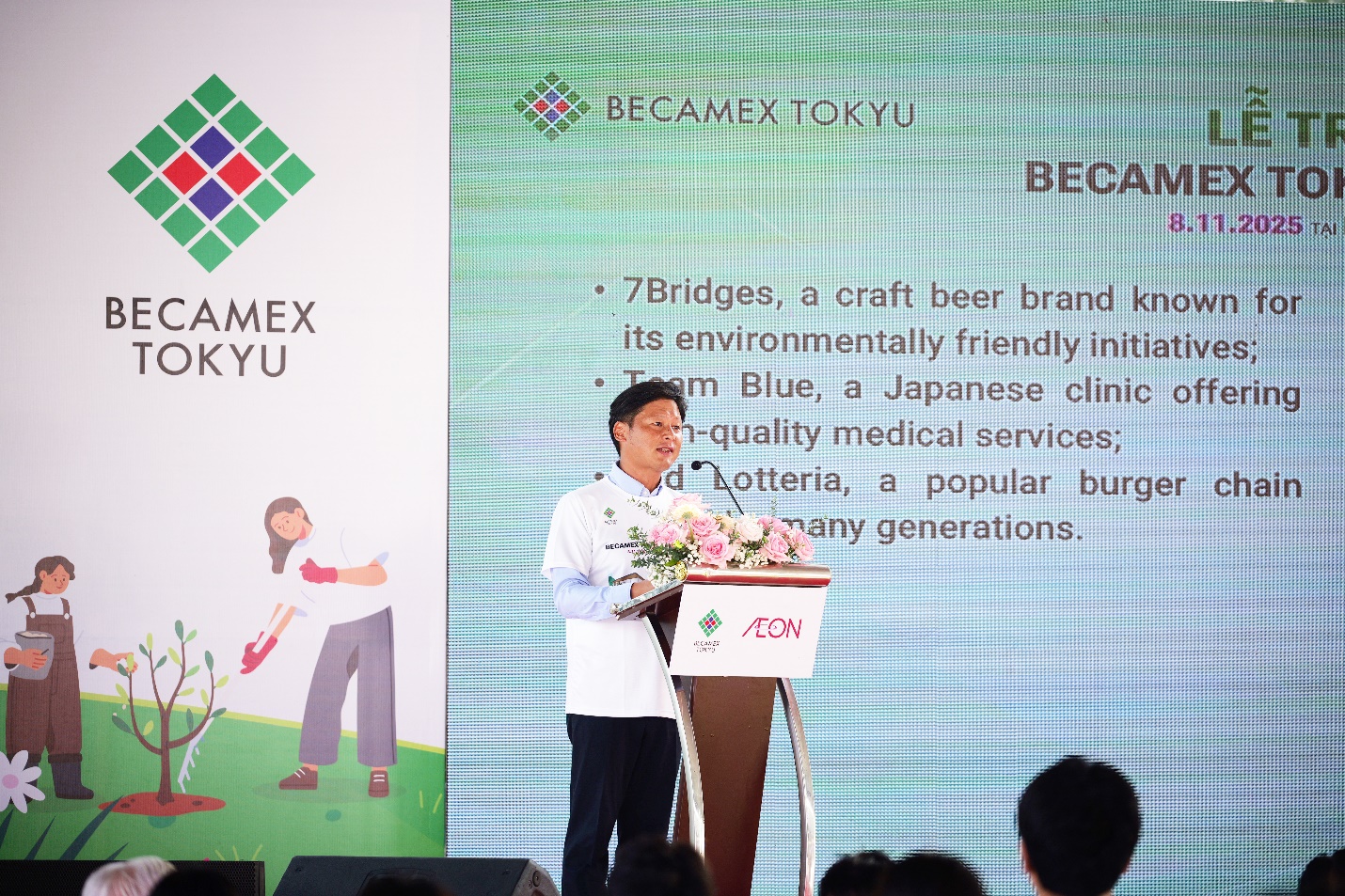 Ông Hirata Shuji - TGĐ Becamex Tokyu phát biểu