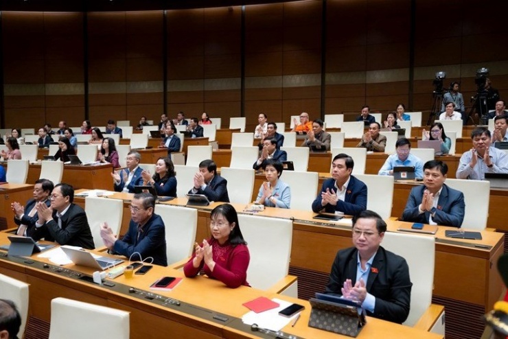 Các đại biểu Quốc hội tại kỳ họp thứ 10. Ảnh: QH