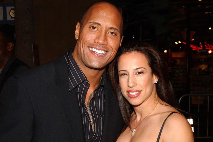 Dwayne Johnson và vợ đầu tiên, Dany Garcia. Ảnh: Wire