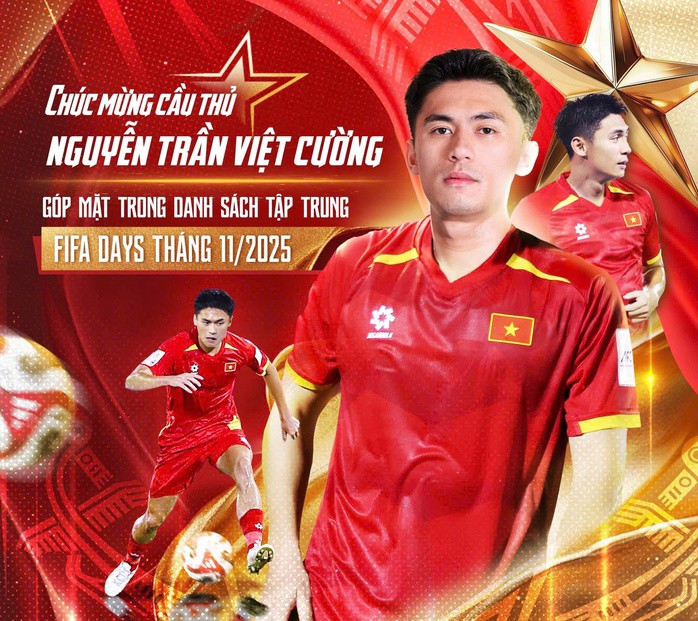 Nguyễn Trần Việt Cường. (Ảnh: CLB BECAMEX TP HCM)