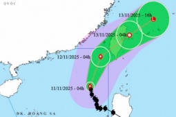 Bão Fung Wong mạnh cấp 12, giật cấp 15 đổi hướng, đổ bộ vào khu vực nào?