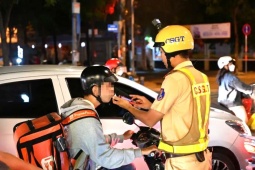 TP.HCM: Tài xế vi phạm nồng độ cồn gấp hơn 3 lần mức kịch khung