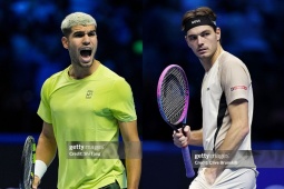 Trực tiếp tennis Alcaraz - Fritz: Alcaraz tận dụng điểm break thành công (ATP Finals) (Kết thúc)